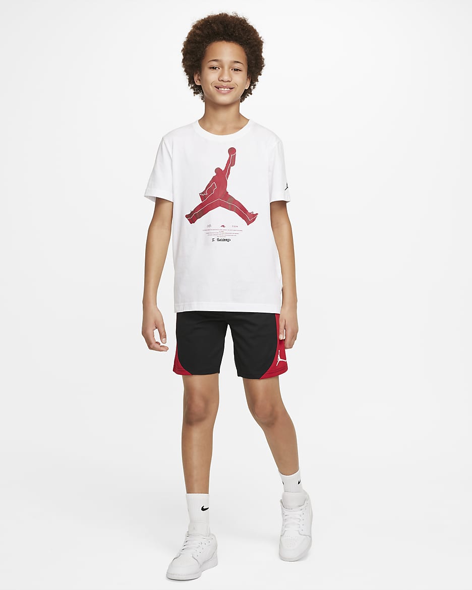 Shorts deportivos para ninos talla grande Jordan
